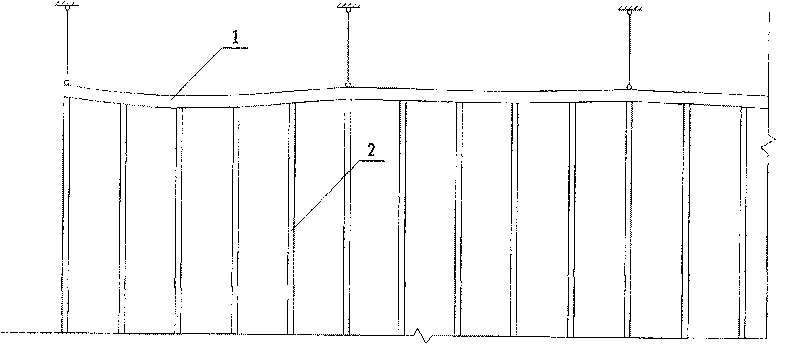 Method for installation of fixed cell curtain wall connecting piece of dragon's bone influenced by deflection