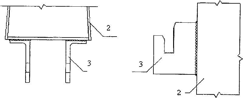 Method for installation of fixed cell curtain wall connecting piece of dragon's bone influenced by deflection