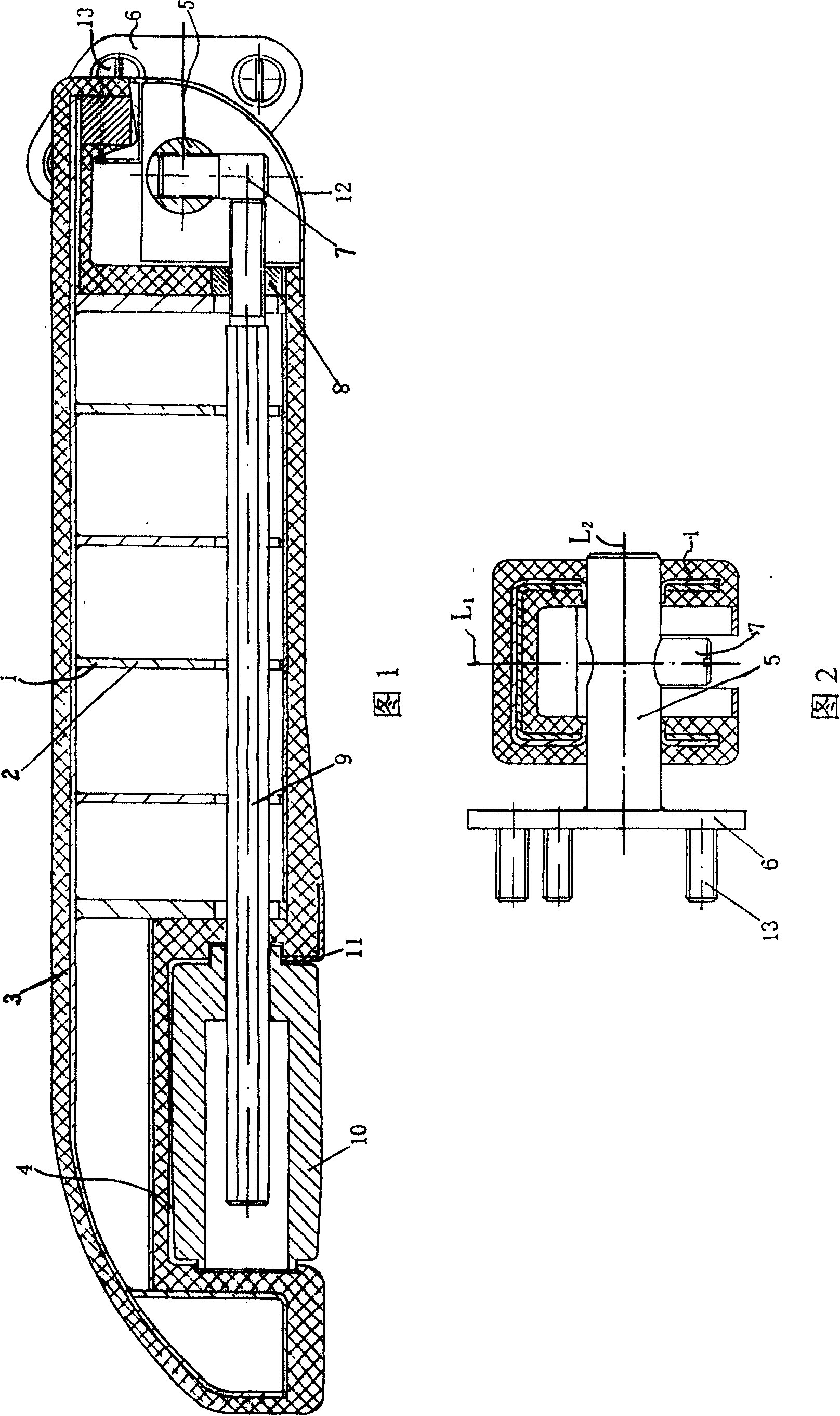 Armrest of seat of locomotive, rehicle driver