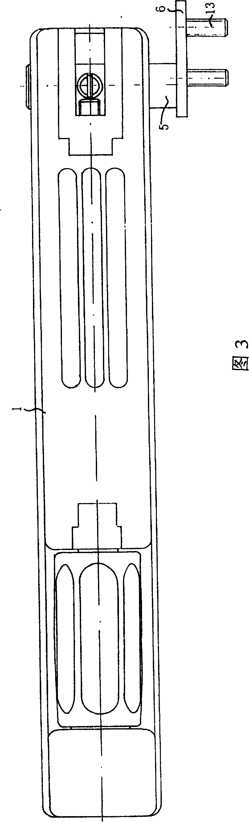 Armrest of seat of locomotive, rehicle driver