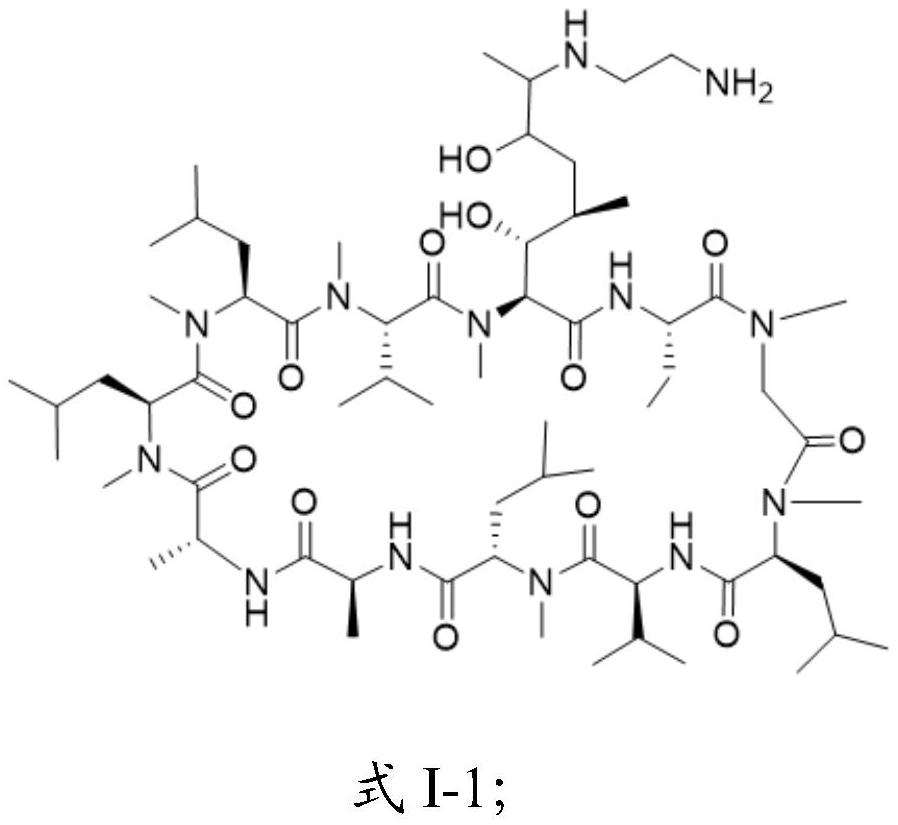 Cyclosporine A derivative as well as preparation method and application thereof