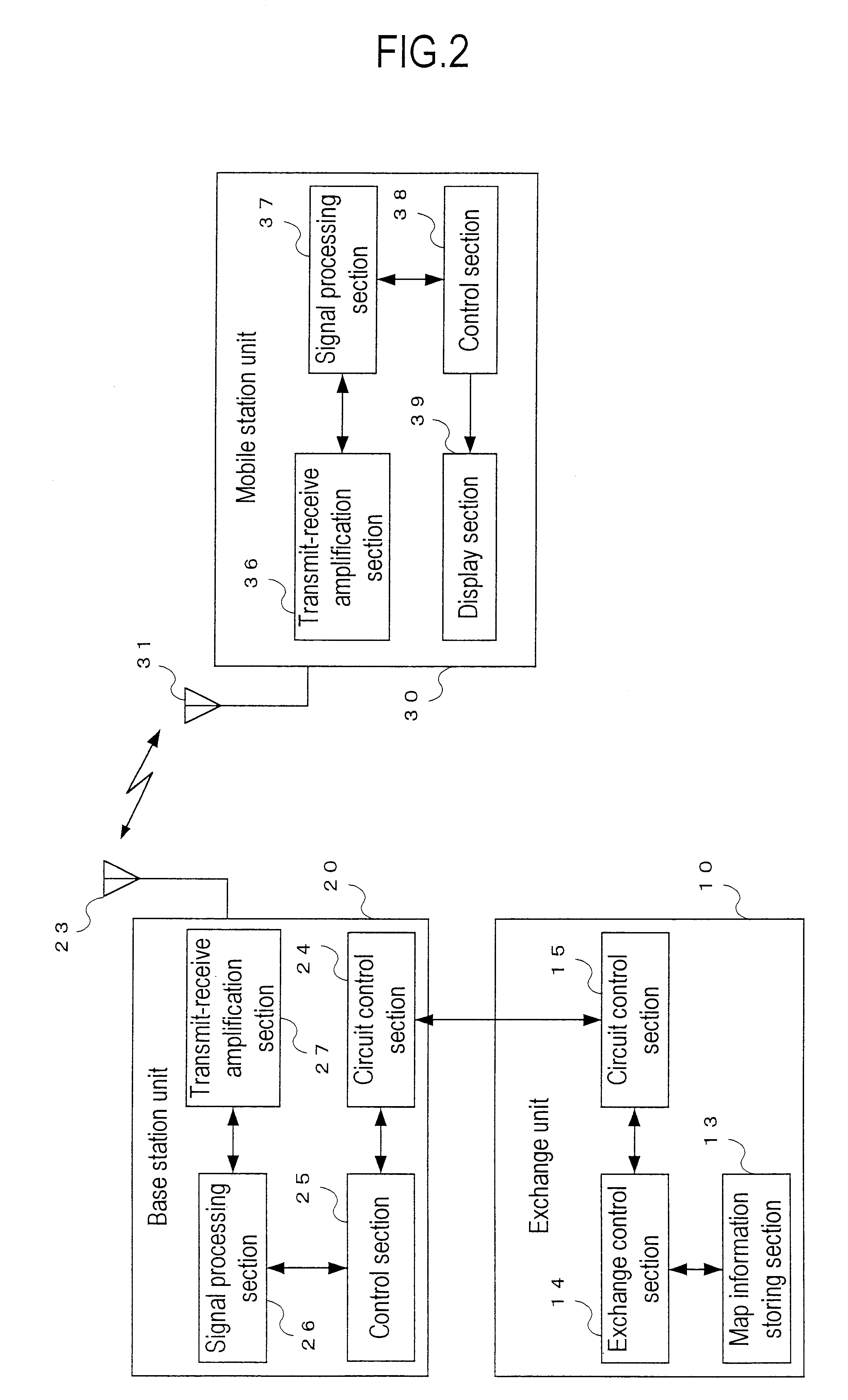 Positioning system and position calculating method in mobile communication system