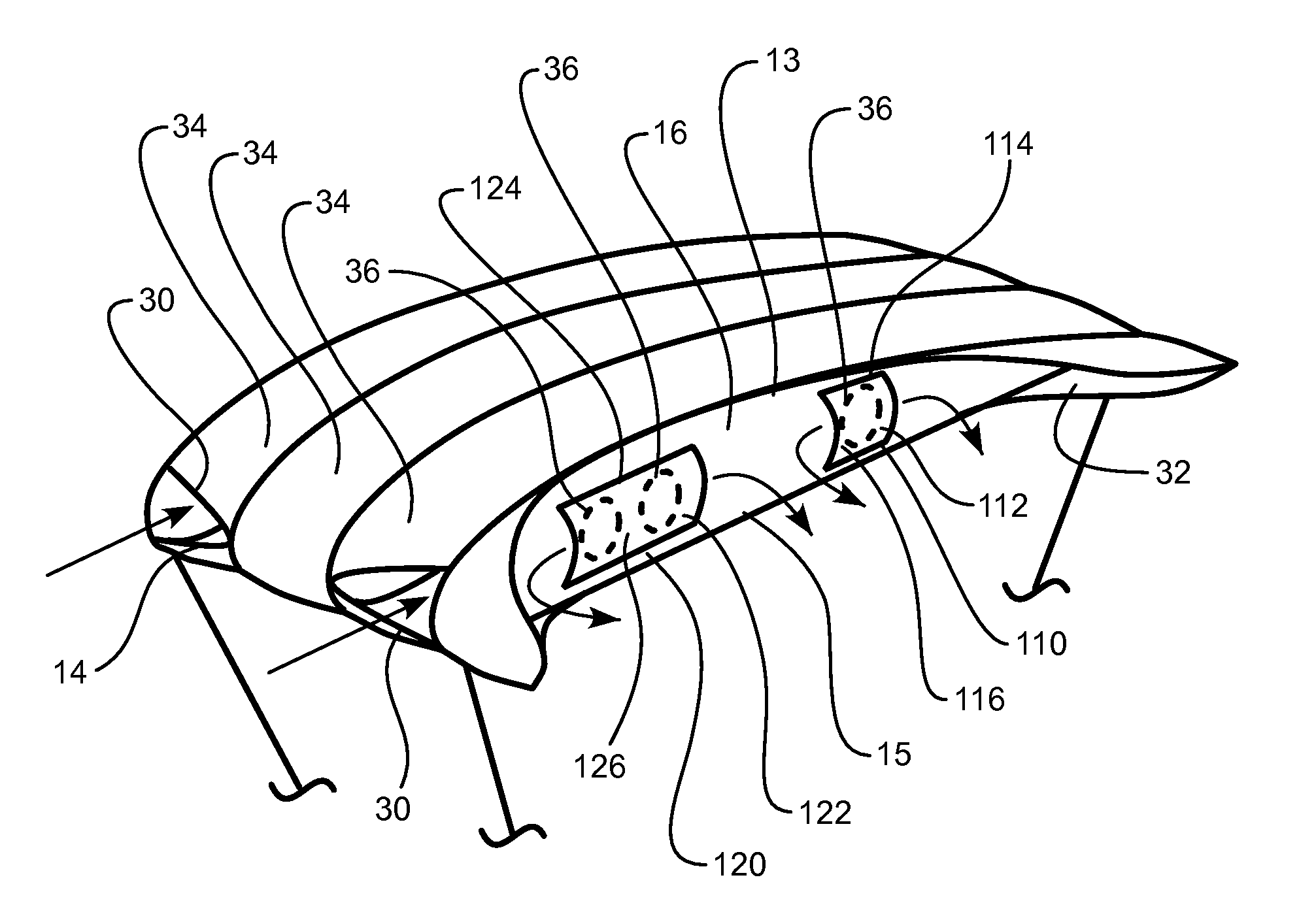 Parachute with One-Way Valve Device