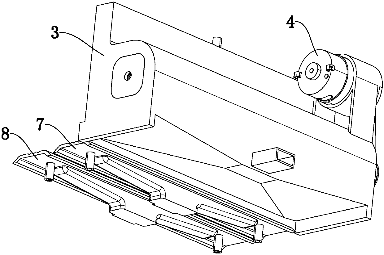 Washing base for automatically washing wiping rag in mopping robot