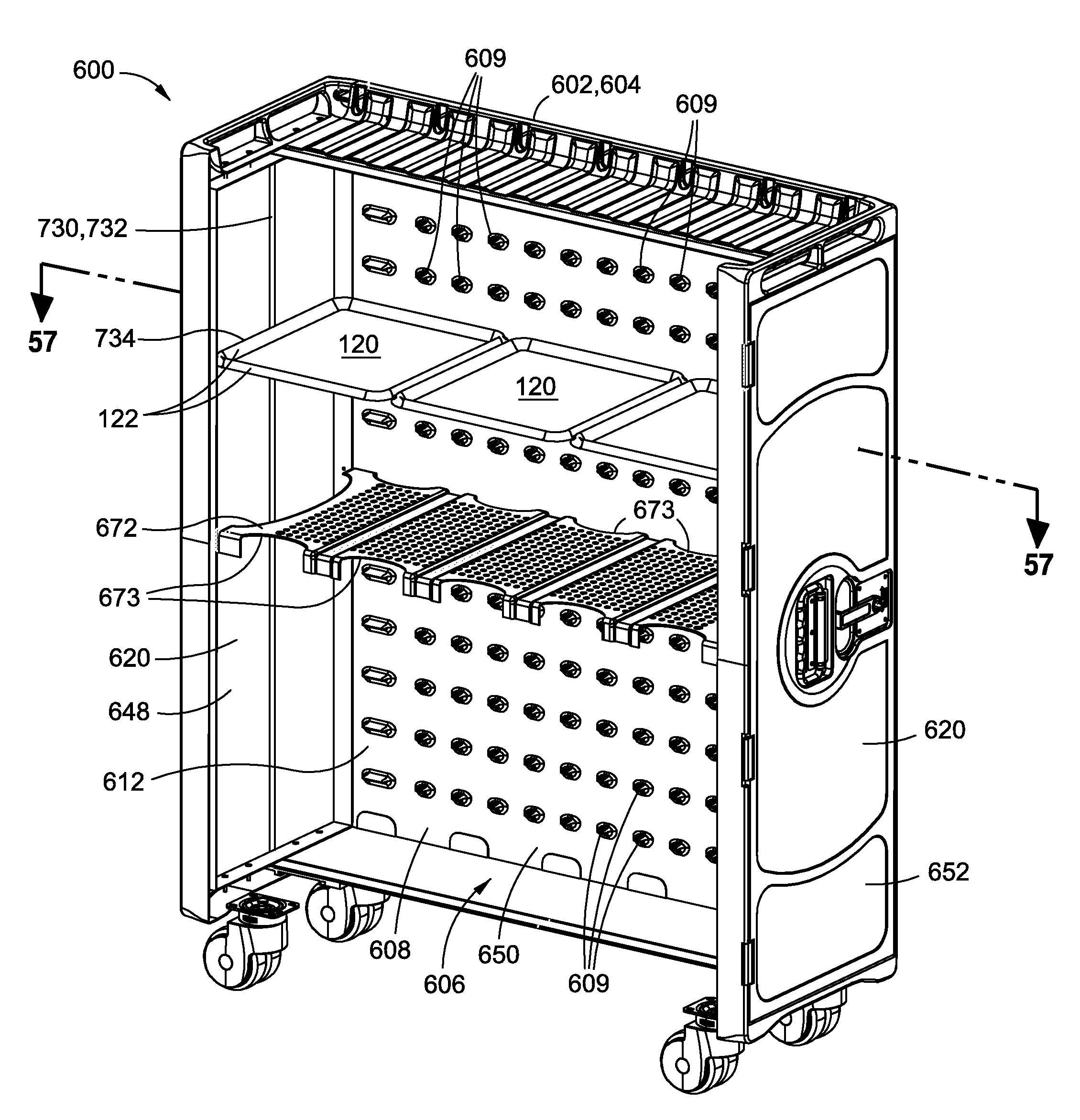 Passively cooled container system and method