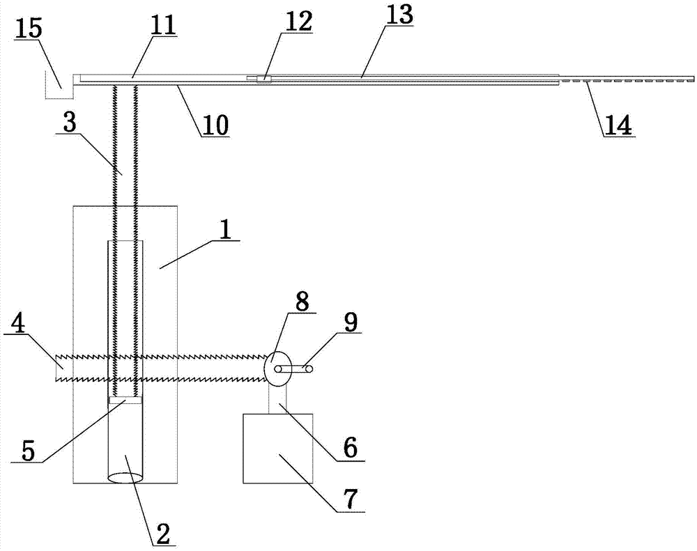 Plastic film drying device