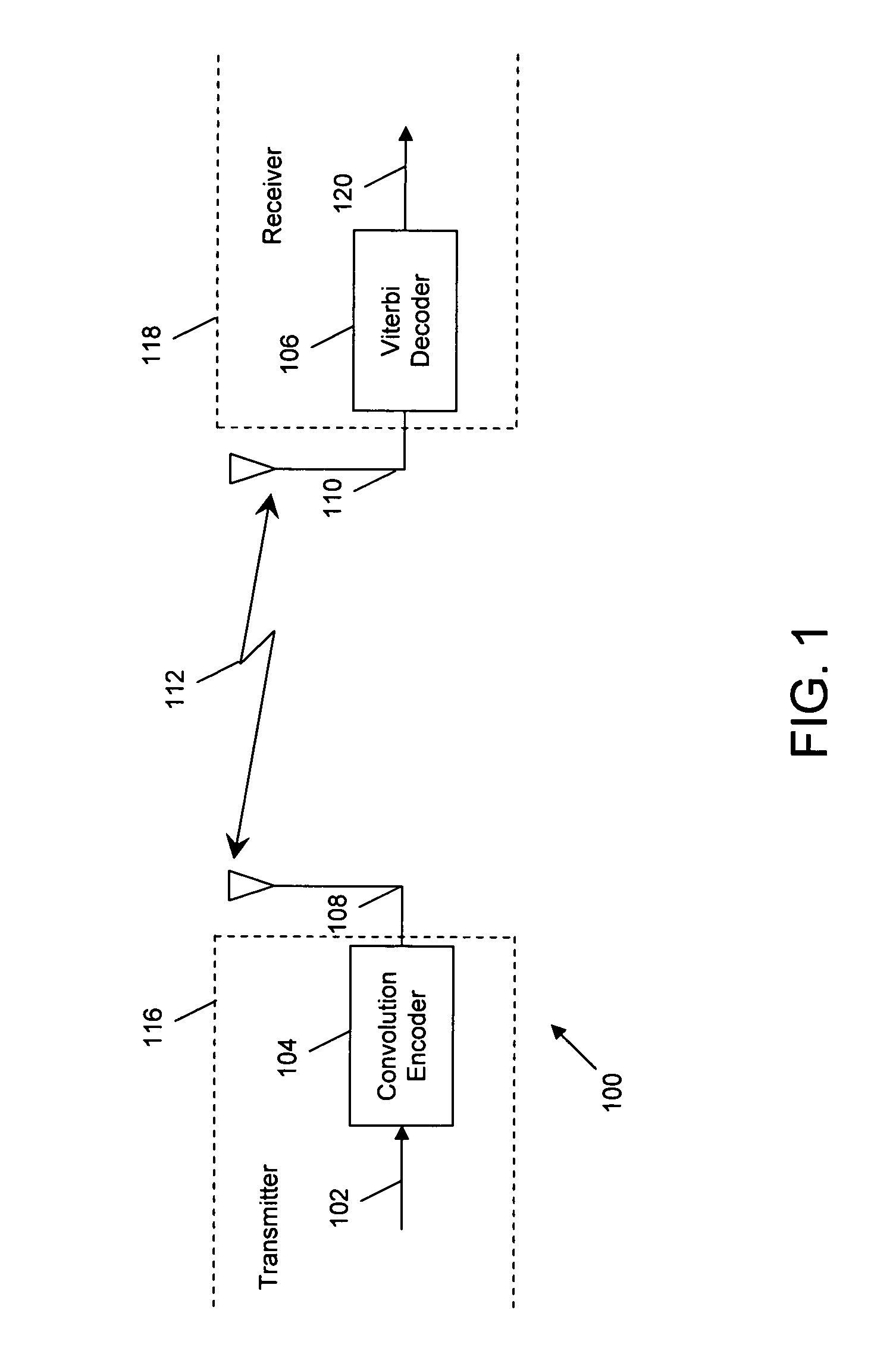 Low complexity implementation of a Viterbi decoder with near optimal performance