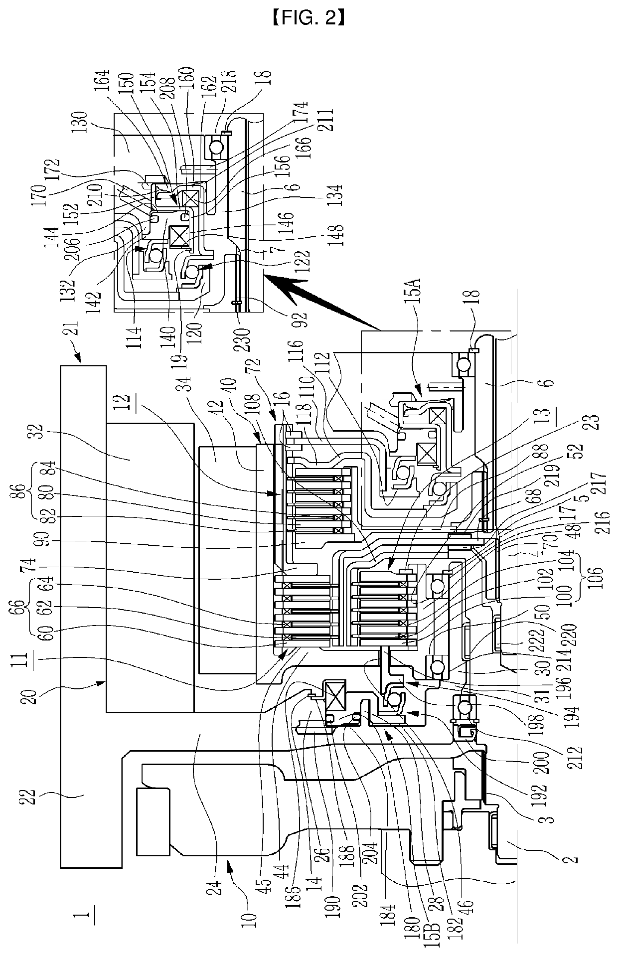 Triple clutch and actuator thereof