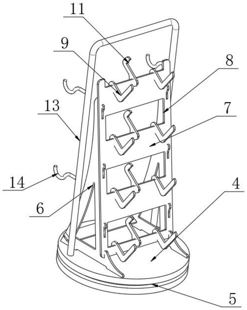 Supporting frame structure for rice breeding and using method