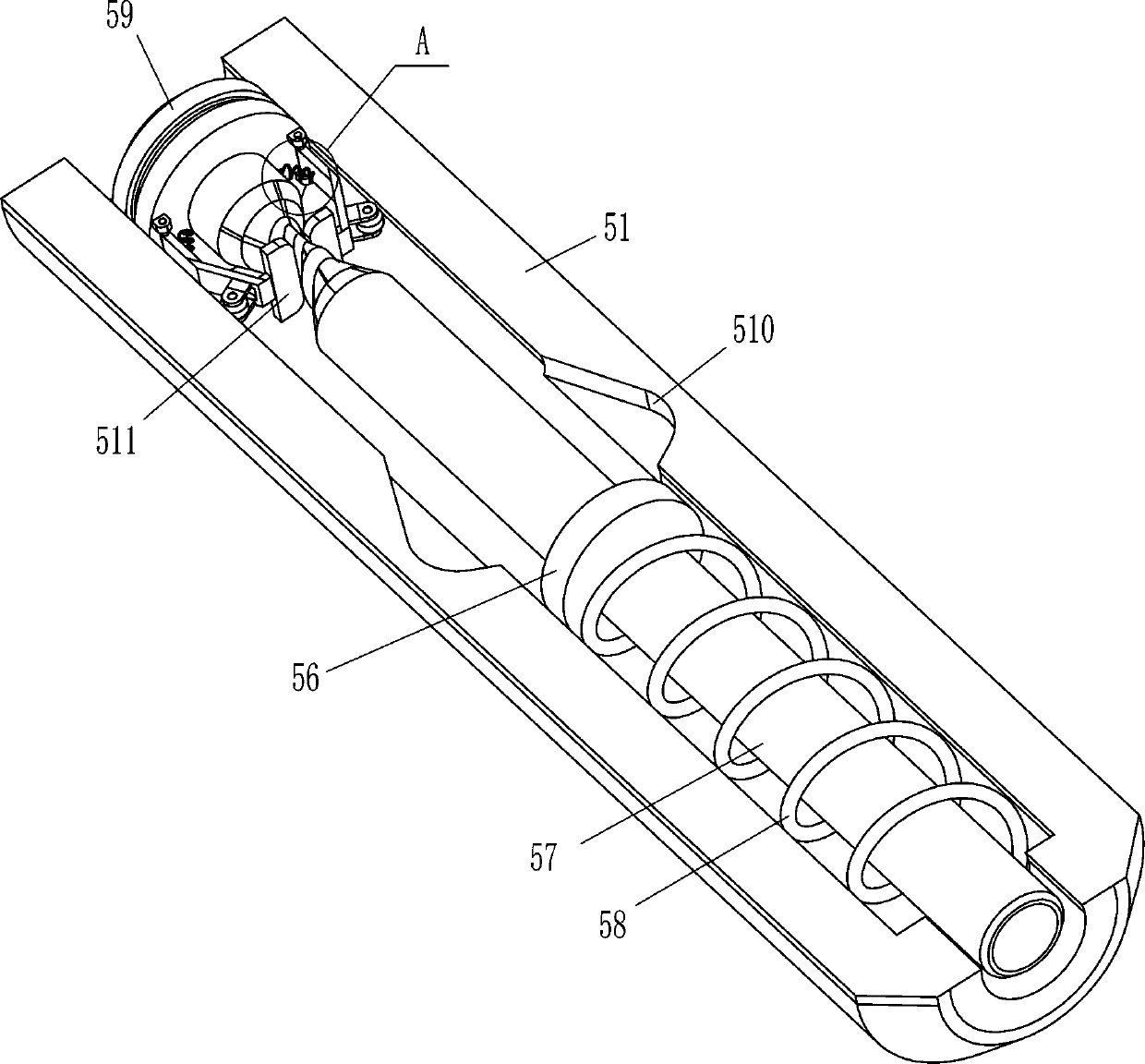 Ofloxacin dosing device for external auditory meatus inflammation