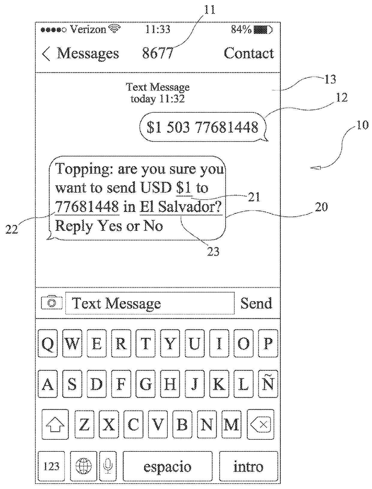 Method for financing purchases for others using a sender's charge account