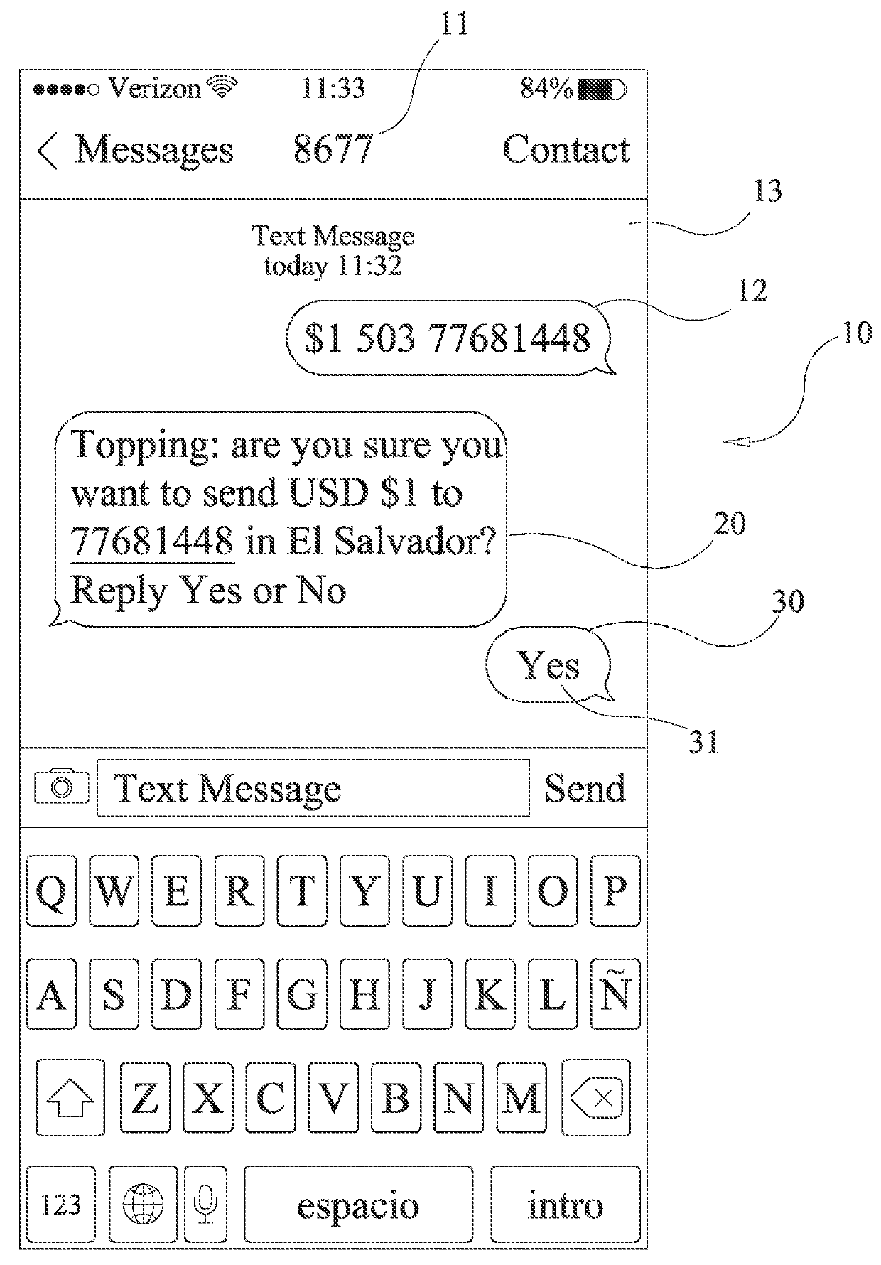 Method for financing purchases for others using a sender's charge account