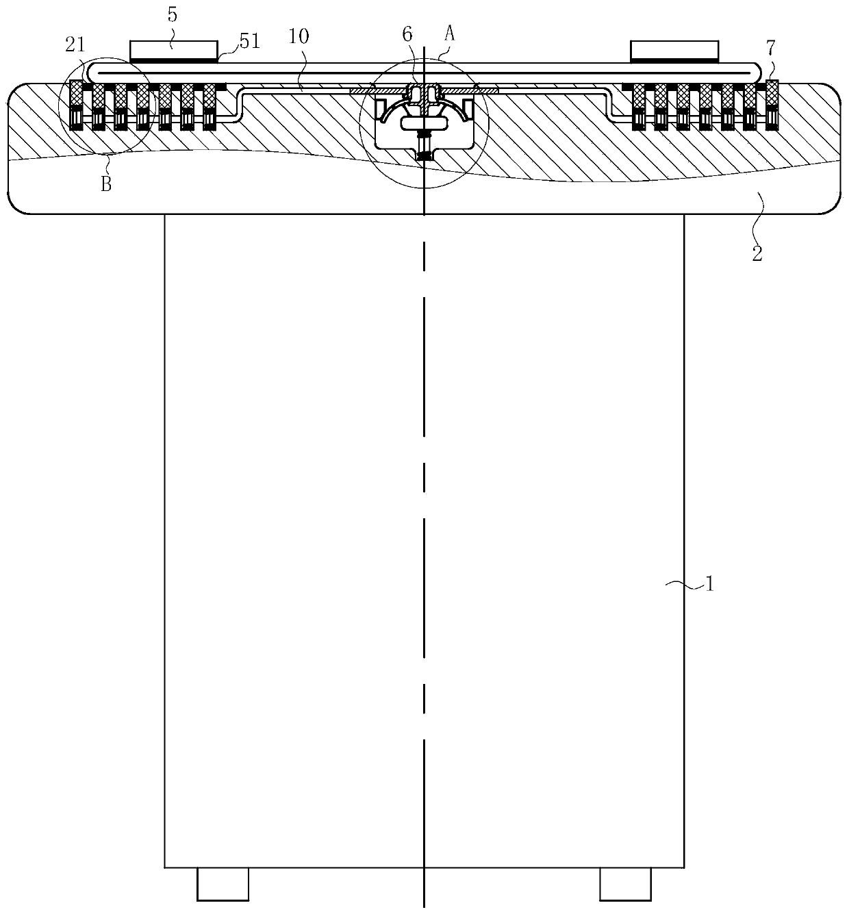 Ironing platform