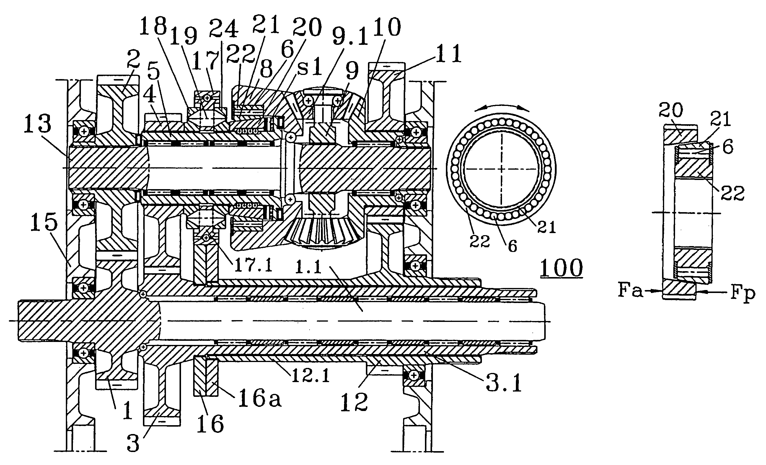 All gear infinitely variable transmission