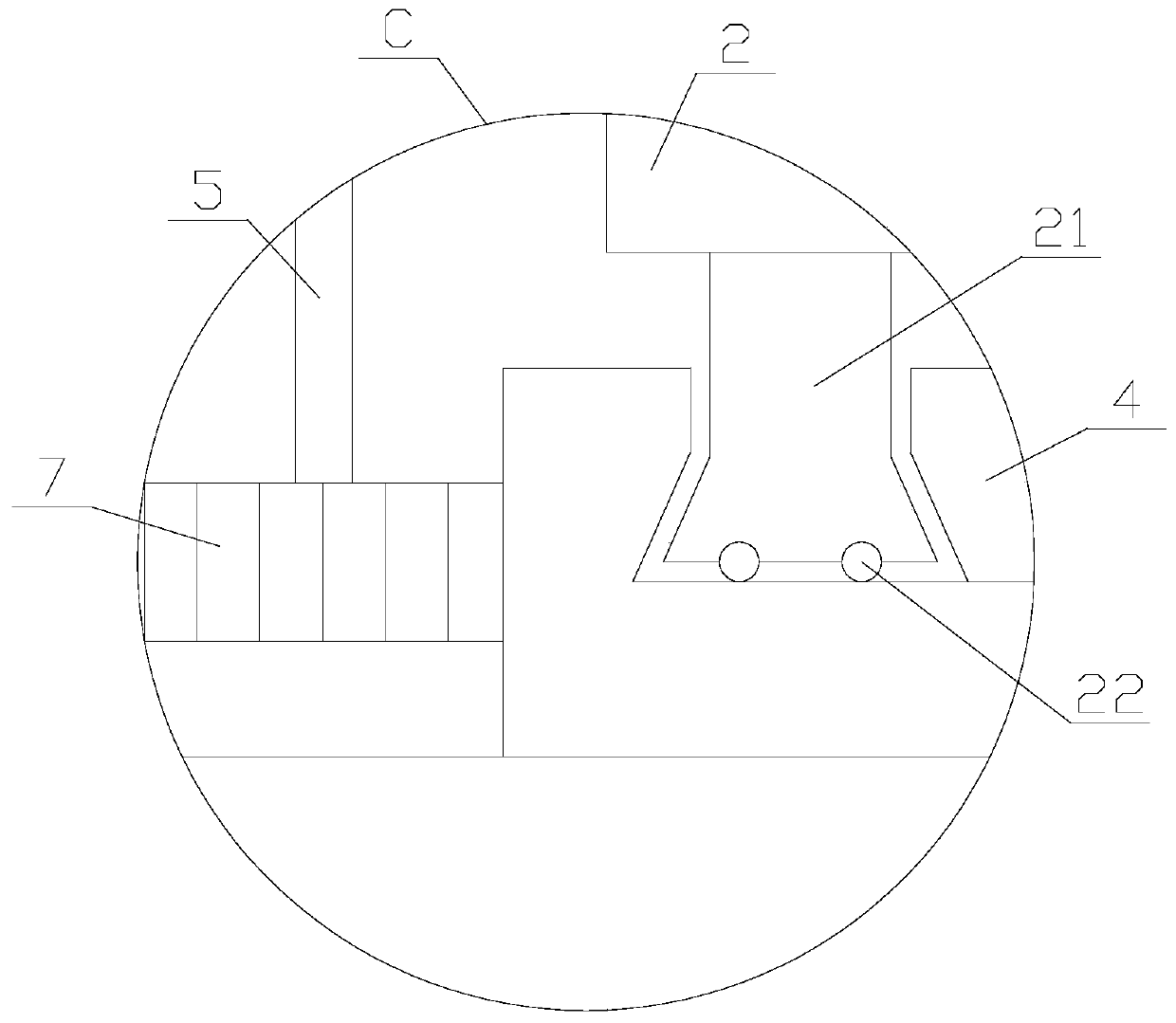 Aeration equipment with adjusting function for sewage treatment