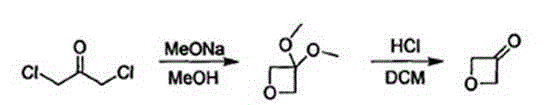 Synthesis method of oxetanone