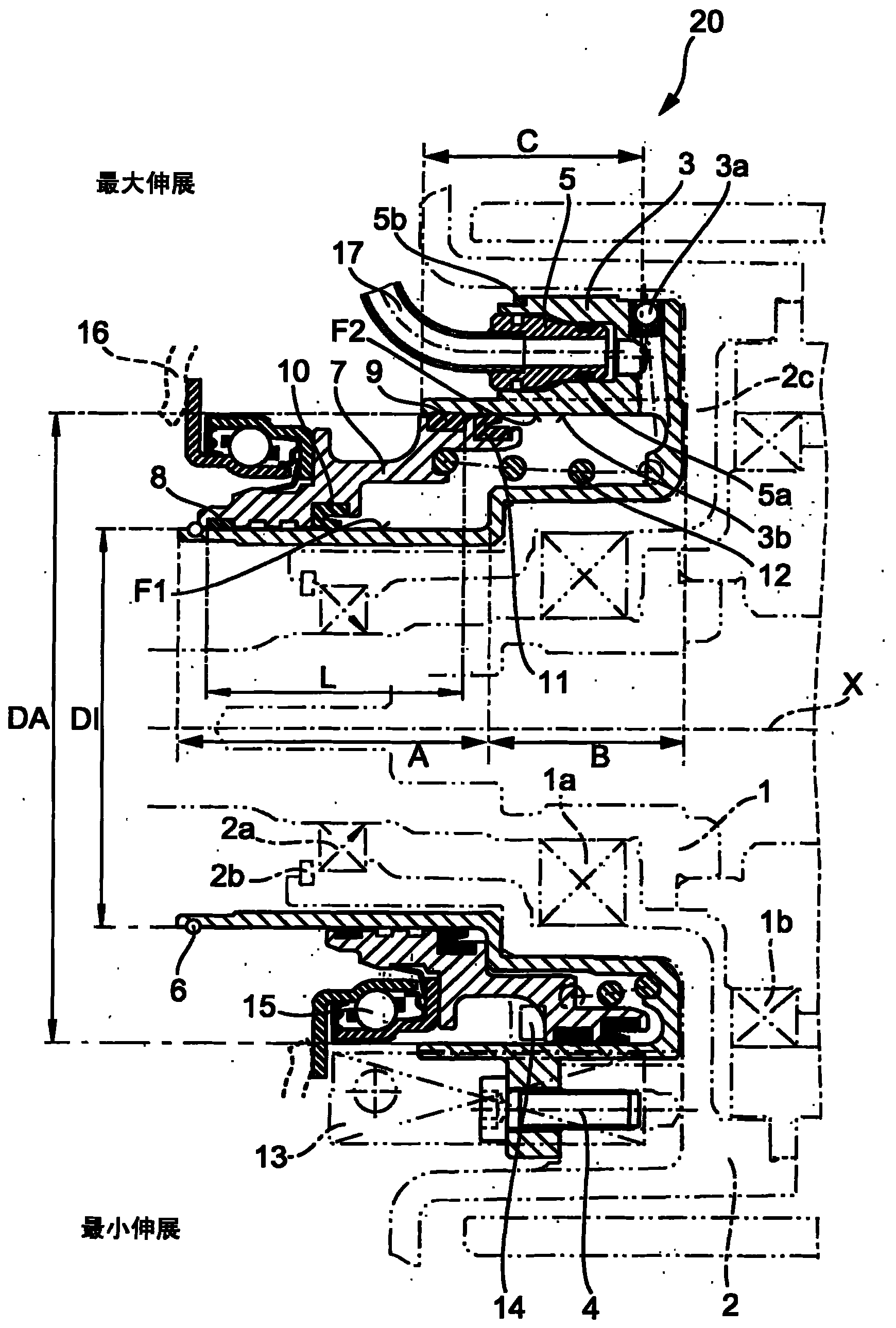 Slave cylinder