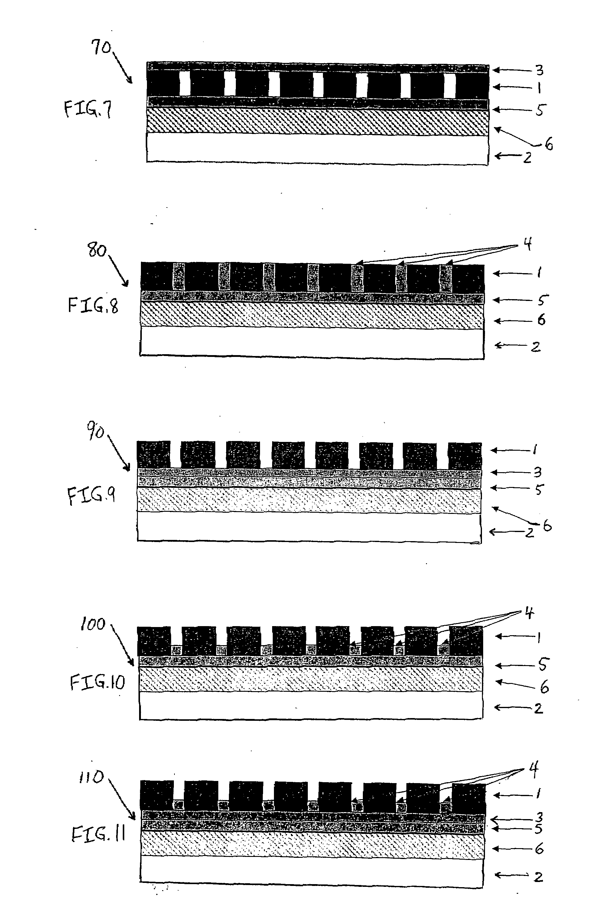 Bit patterned magnetic media with exchange coupling between bits