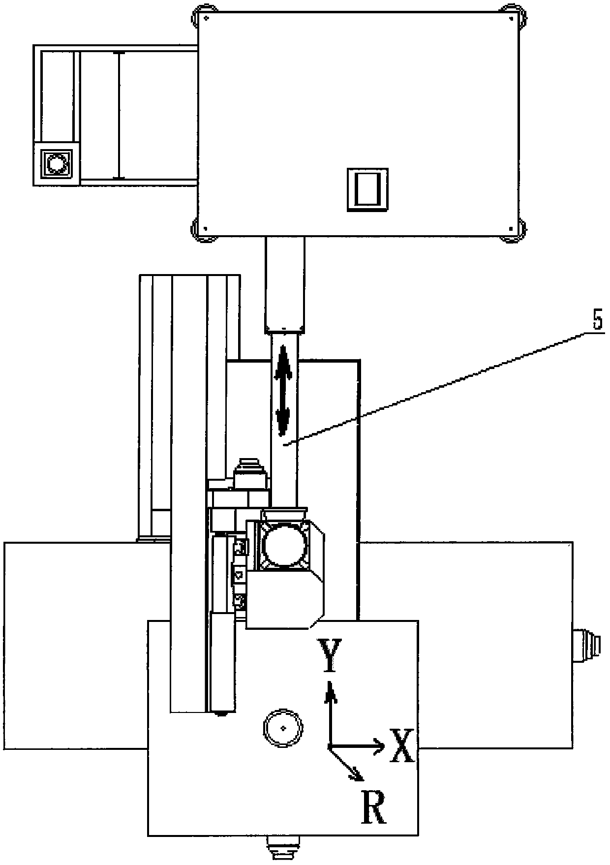 An edge grinding device for special-shaped glass remote processing production line and its operation method