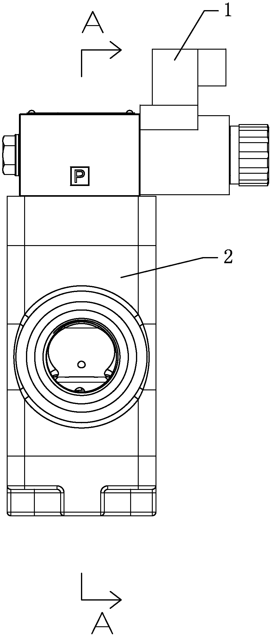 An electromagnetic hydraulic control check valve