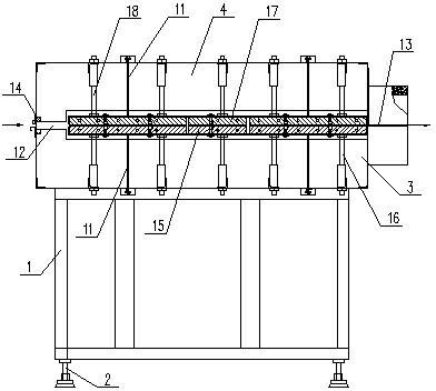 Hot board drying machine for heating high-property fibers