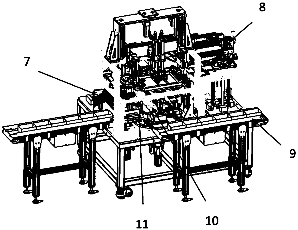 Full-automatic screen-printing and paperboard adhering method and equipment for packaging box