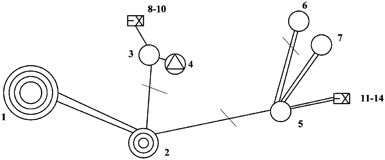 Island detection method for large-scale wind power with function of preventing tripping without fault