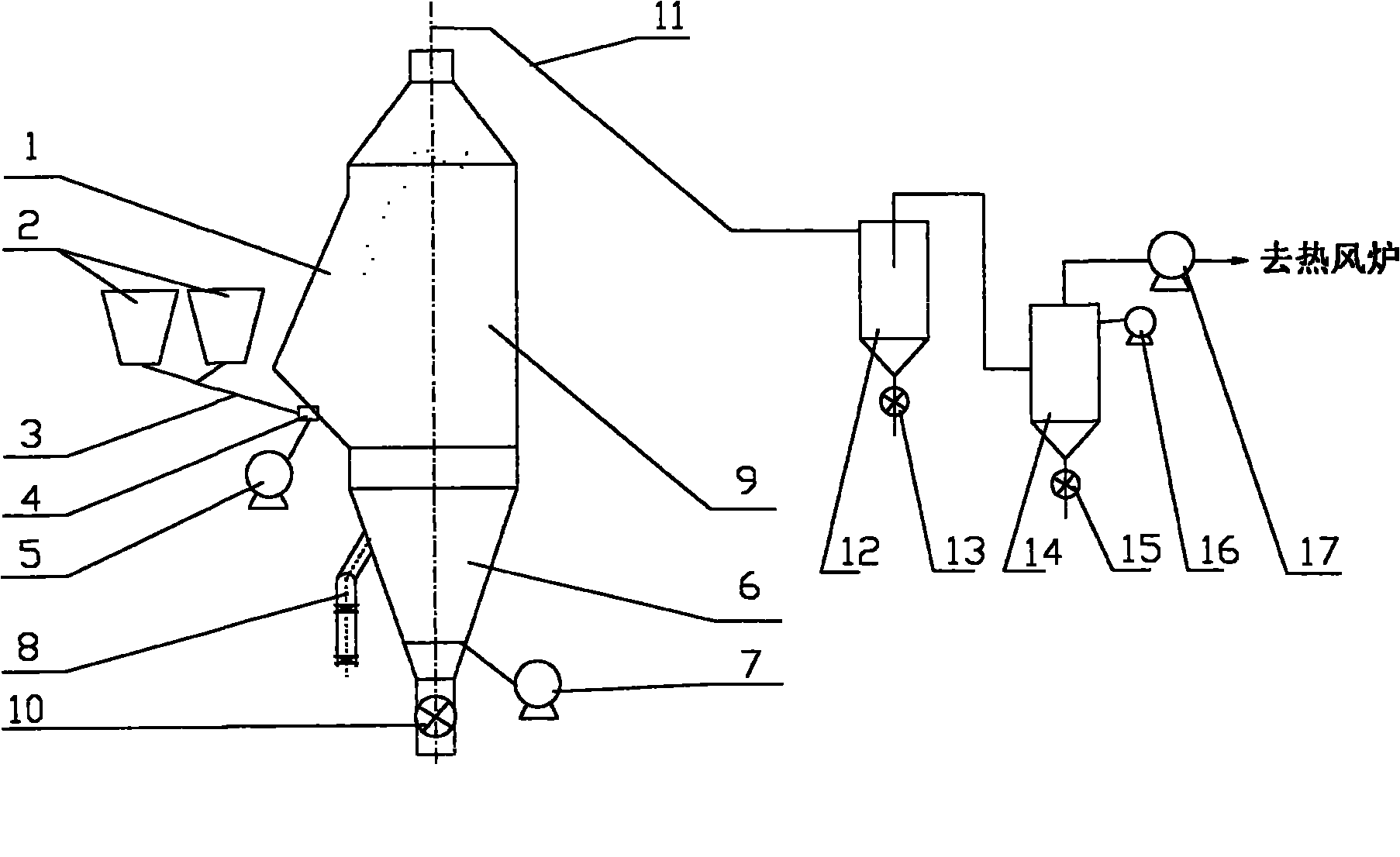 Method for raising air temperature of hot blast stove by recovering sensible heat of blast furnace slag