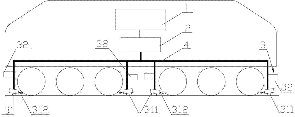 Method and device for tackifying rail train and wheel rail
