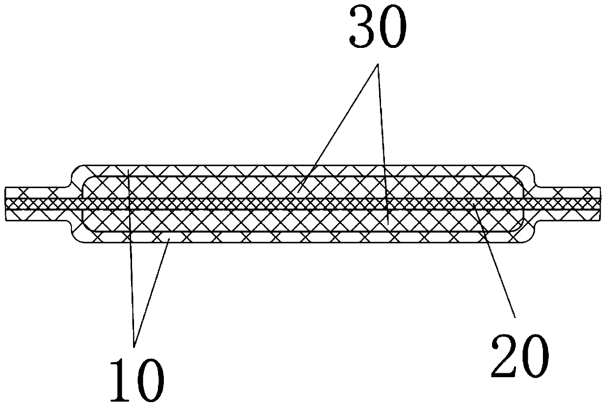 Rope belt and production method thereof