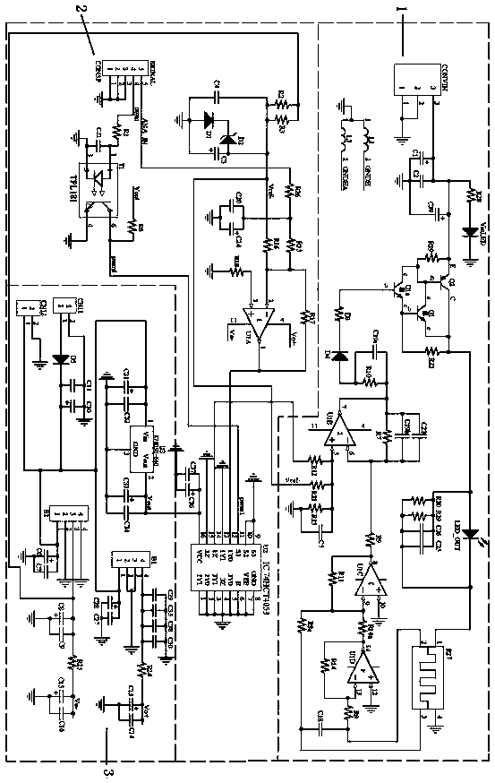 A dimmable LED driving control circuit