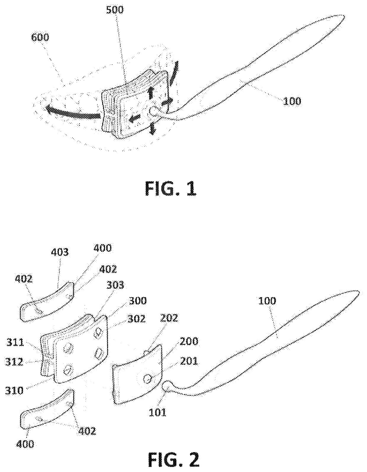 Device for assisted teeth cleaning