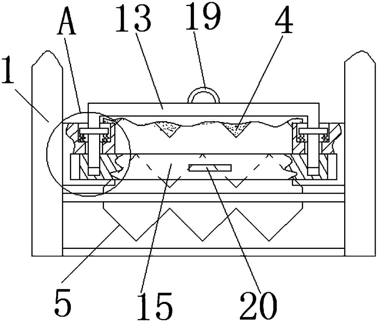 Extrusion molding device