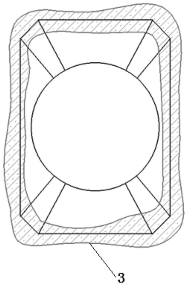 Construction method for stabilizing piercing of jack-up platform spud can