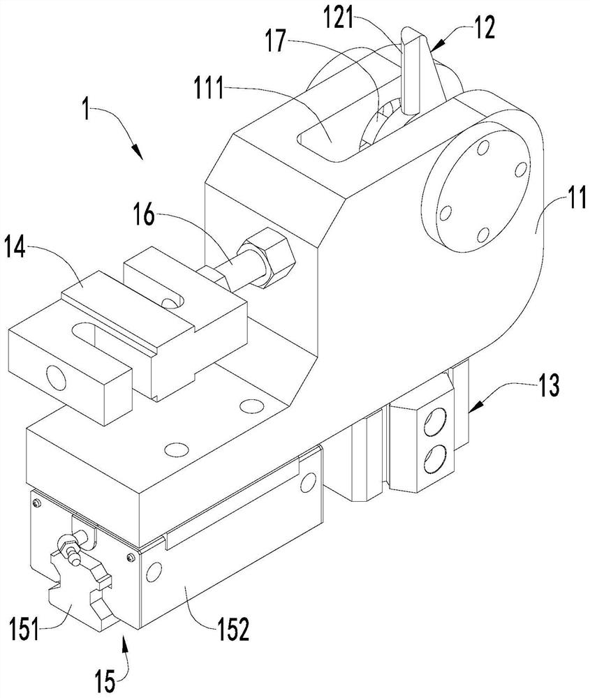 Connecting and quick releasing device for test model in wind tunnel