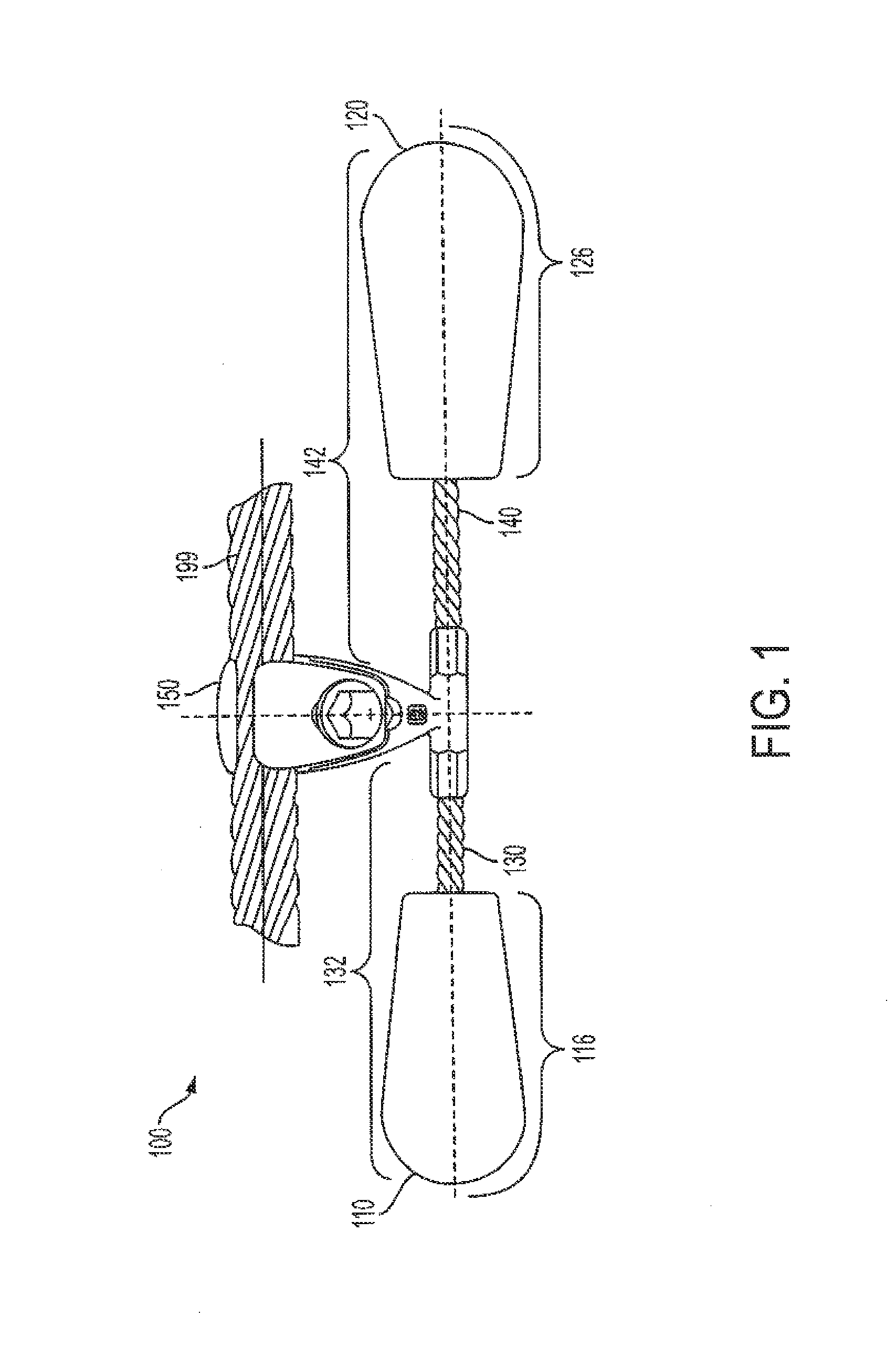 Asymmetrical stockbridge damper