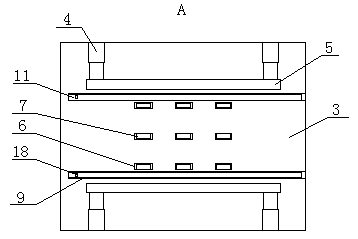 A device for straightening bent bamboo chopsticks