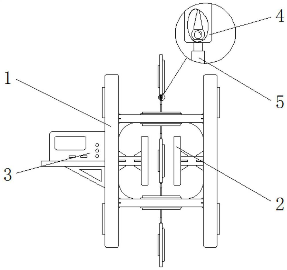 An auxiliary device for rubber diaphragm production