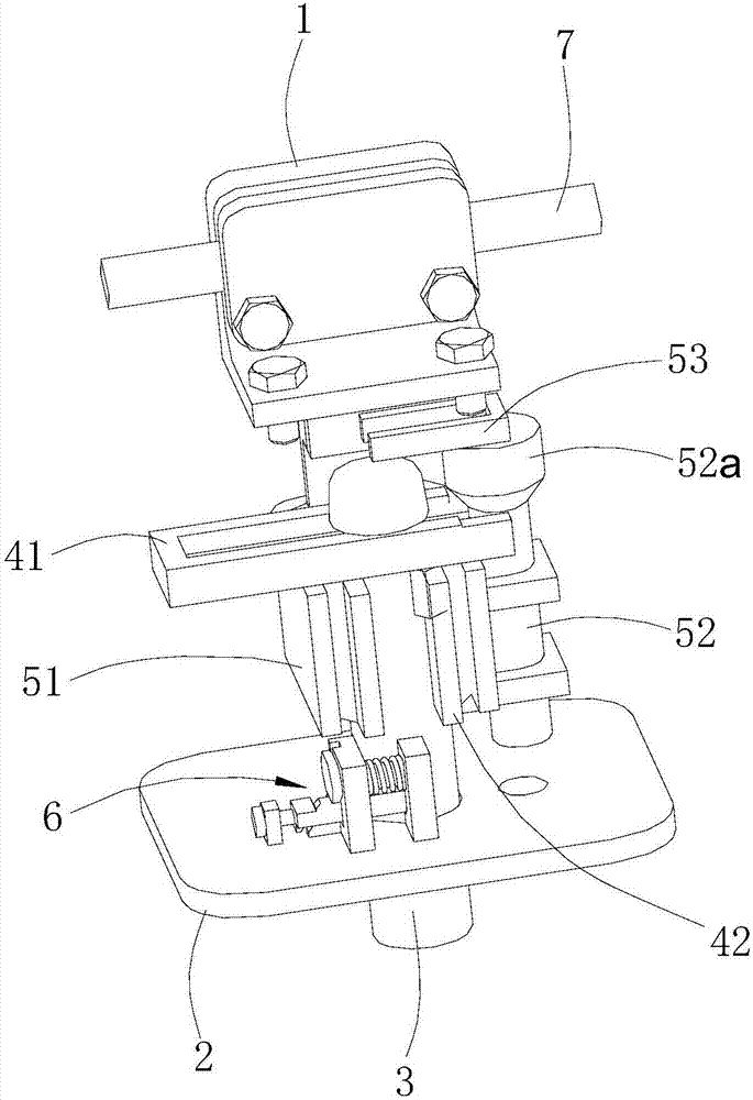 Overhead line plug-pull connection device