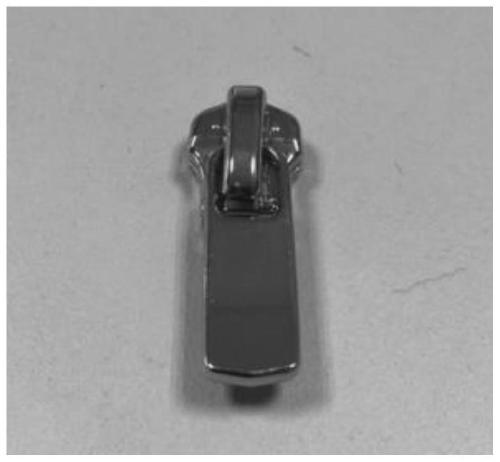Coloring treatment method of metal zipper component and metal zipper