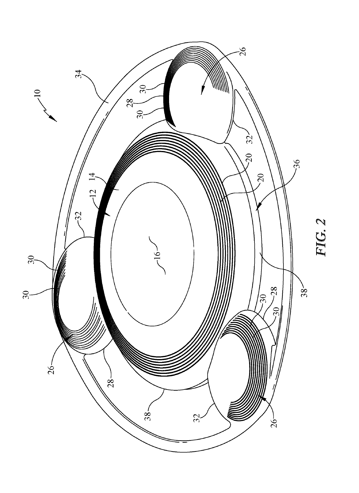 Flying disk with airfoils
