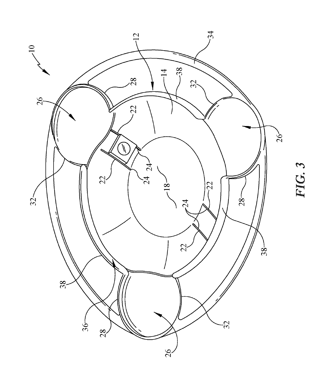 Flying disk with airfoils