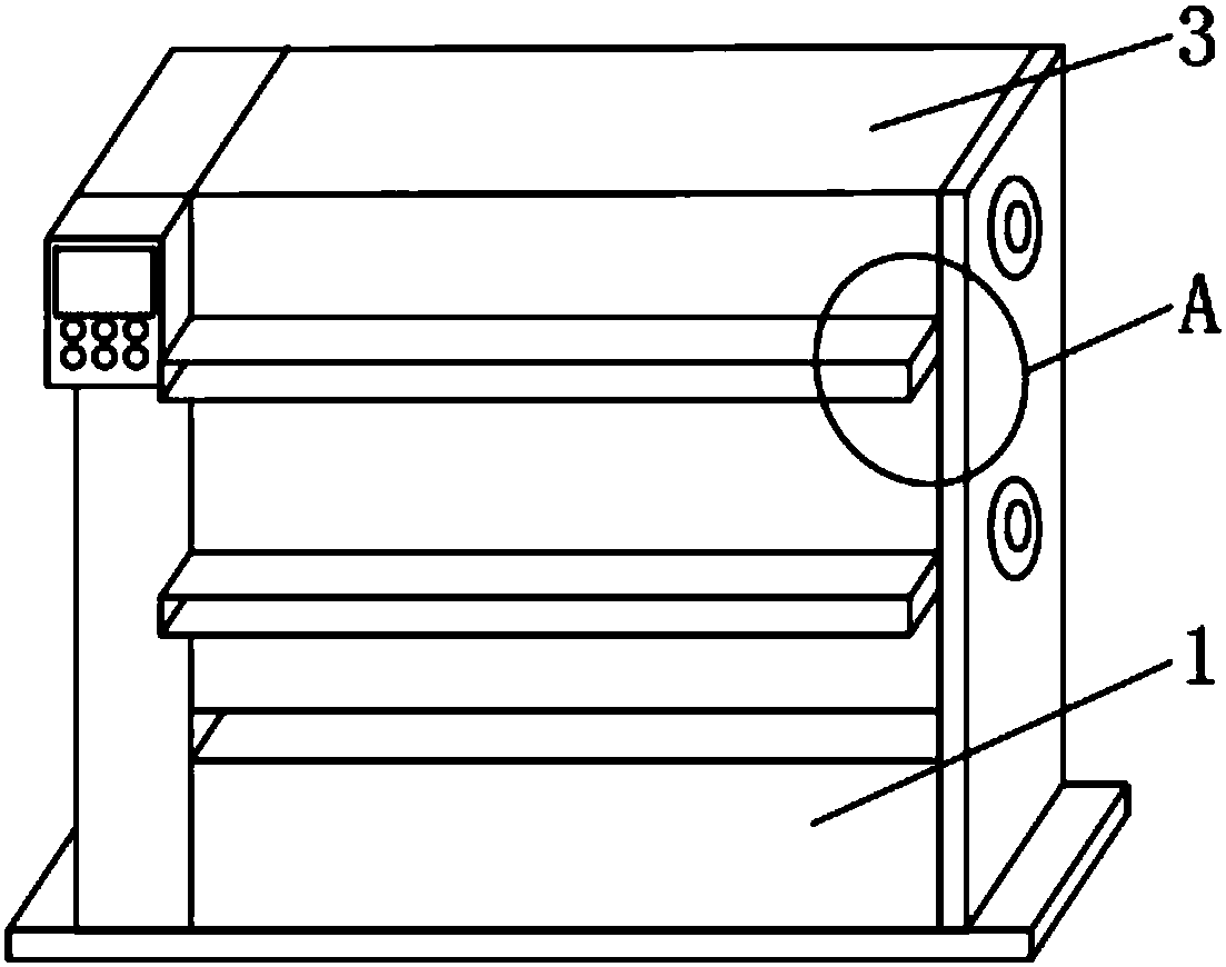 Coiling device for warp knitted fabric