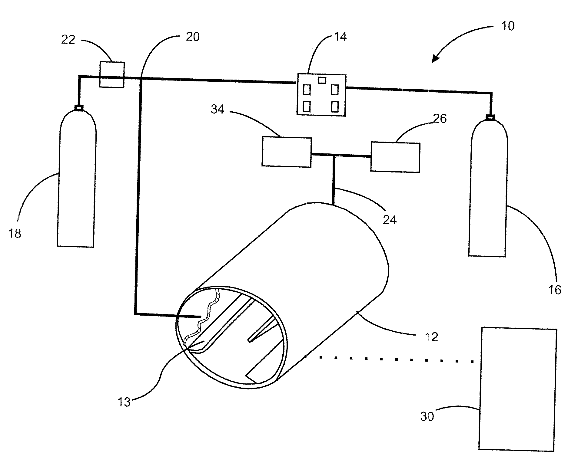 Method of sulfonating an article and related apparatus