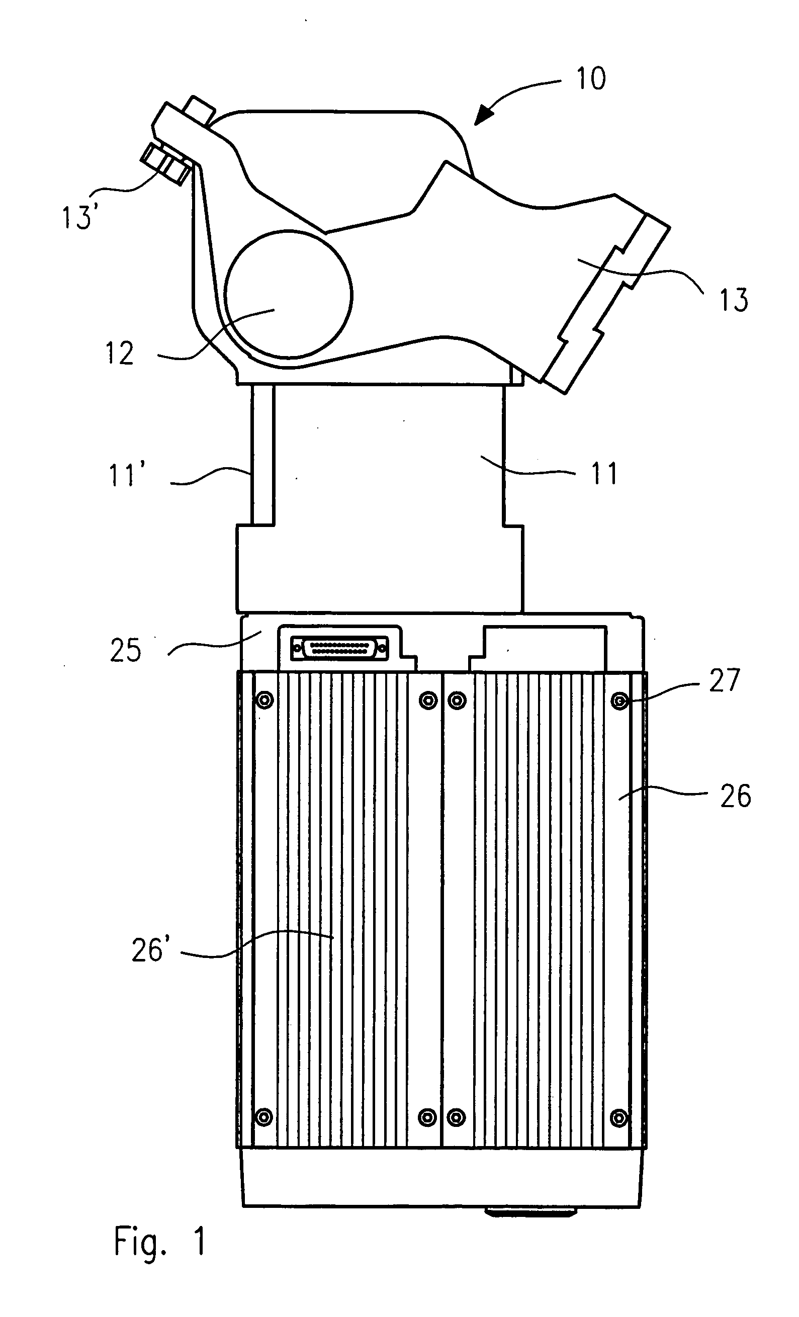 Electrically operated actuator provided with rocking arm