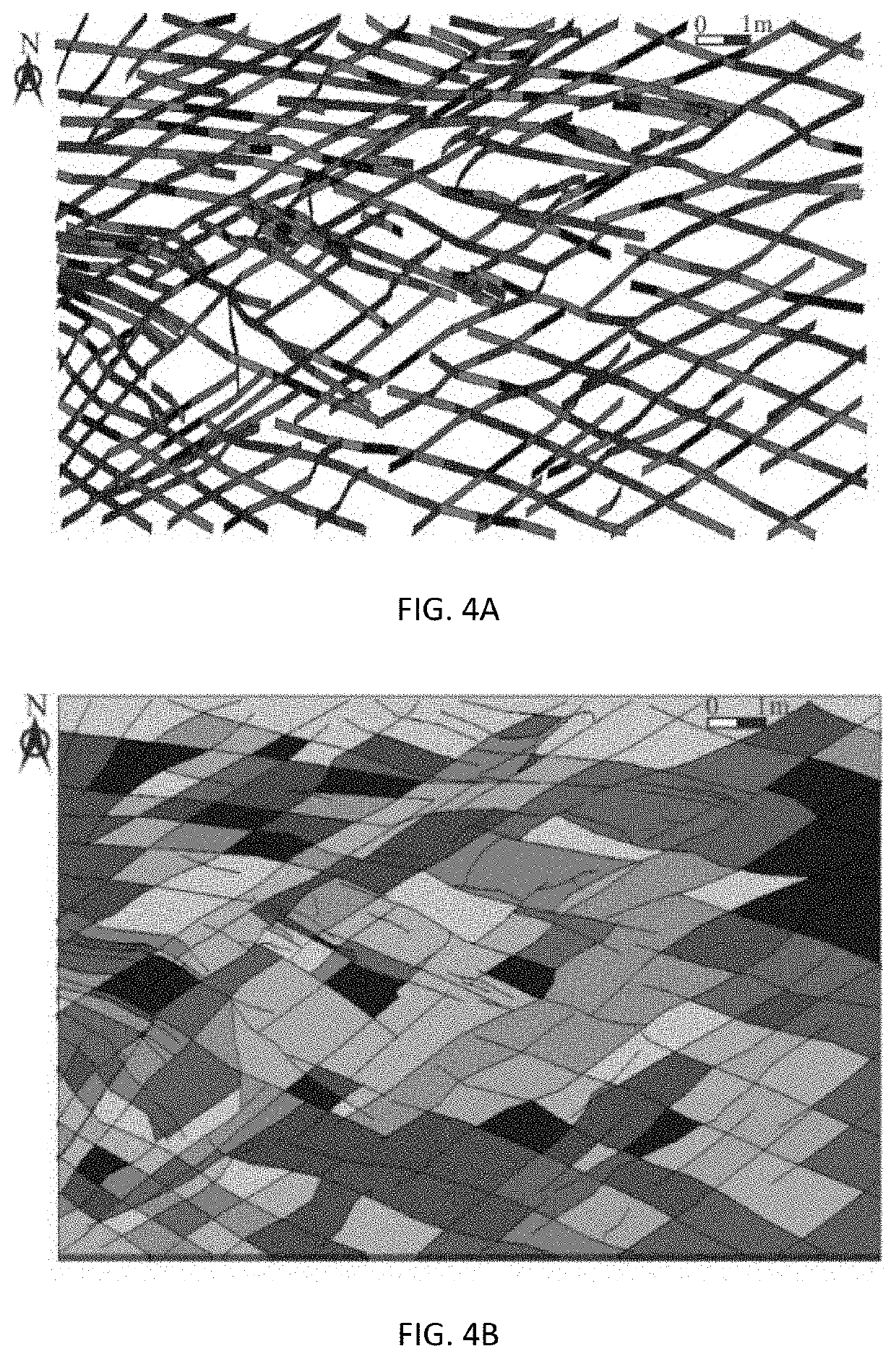 Method for determining a grid cell size in geomechanical modeling of fractured reservoirs
