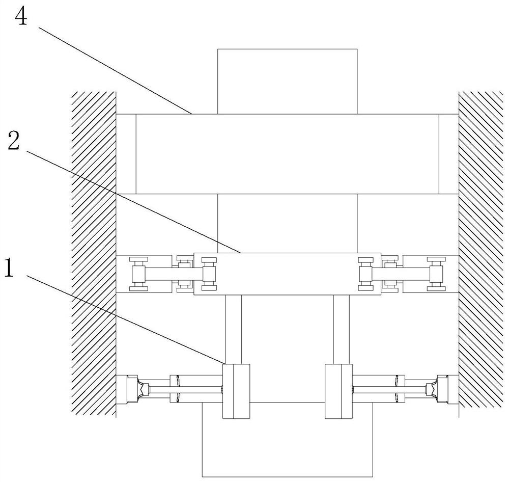 A high stability stainless steel corrugated hose wall outlet device for gas transmission