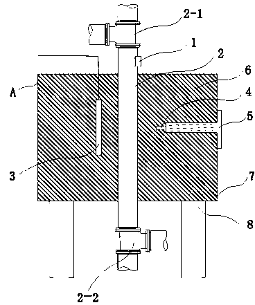Boron concentration meter for nuclear power station and calibration method thereof