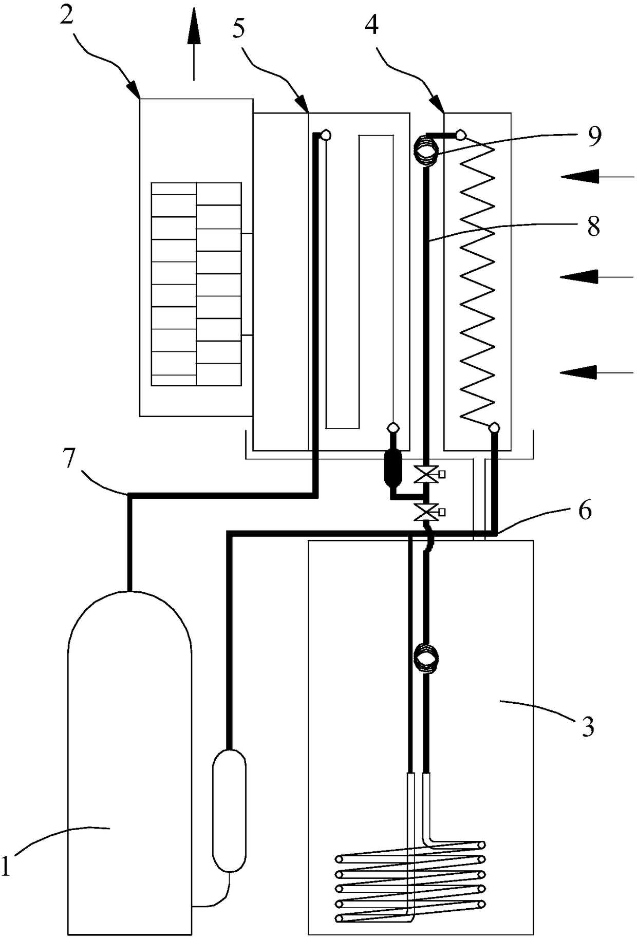 Condensation and evaporation device and air water generator