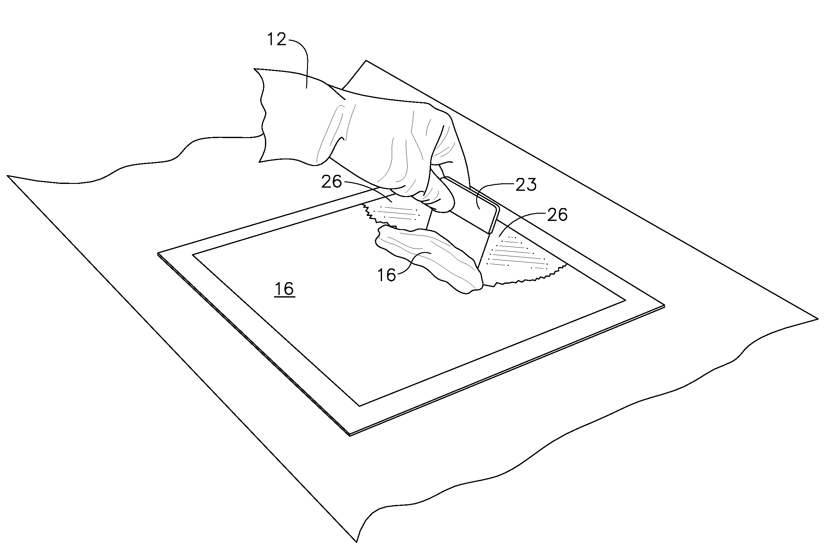 Gelled adhesive remover composition and method of use
